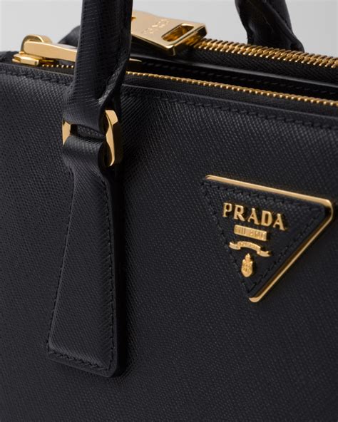 prada black galleria bag